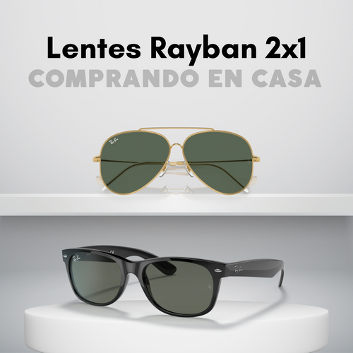OFERTA 2X1! LENTES RAYBAN AVIATOR + WAYFARER DE REGALO