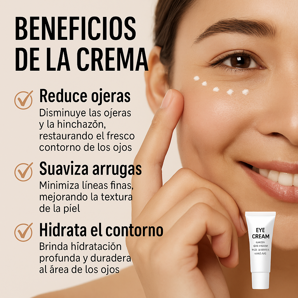 OFERTA 2x1: Crema Antiojeras y Antiarrugas ✨