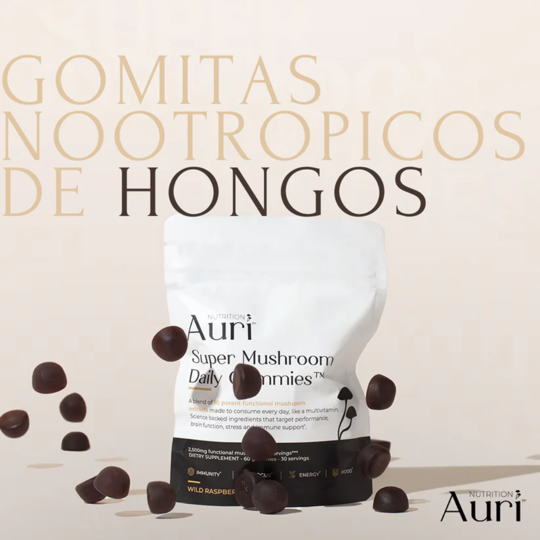 GOMITAS DE HONGOS NOOTROPICOS