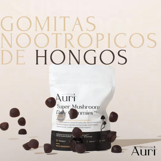 GOMITAS DE HONGOS NOOTROPICOS