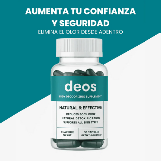 Deos™ Cápsulas - Neutraliza olores corporales desde la raíz