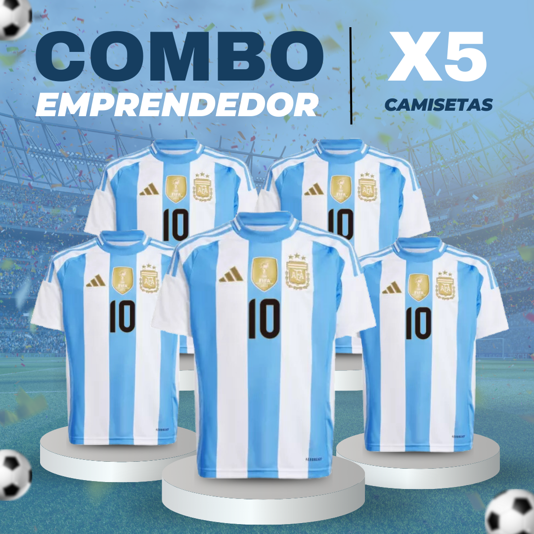 PROMO: x5 Camisetas Argentina Copa America